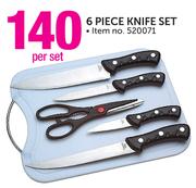 6-Piece Knife Set-Per Set