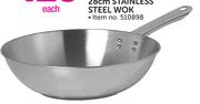 Mainstays 30cm Carbon Steel Wok