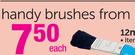 Handy Brushes 12mm-Each