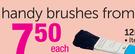 Handy Brushes 75mm-Each