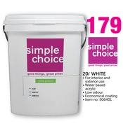 Simple Choice 20L White