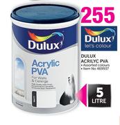Dulux Acrilyc PVA 5L