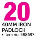 40mm Iron Padlock