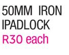 50mm Iron Padlock