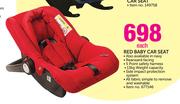 Red Baby Car Seat