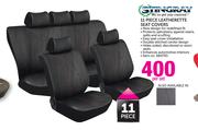 Stingray 11 Piece Leatherette Seat Covers-Per Set