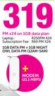 Lenovo AMD A6 6310 Notebook G4045-On 1GB Data Plan