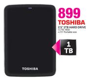 Toshiba 2.5" 1TB Hard Drive