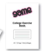 Game A5 72 Page Feint Margin Exercise Book