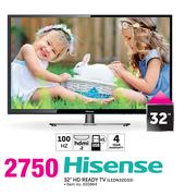 Hisense 32" HD Ready TV LEDN32D33
