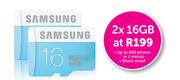 Samsung 16GB Micro SD-2's
