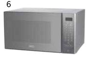 Defy 30L Electronic Solo Mirror Microwave Oven 829594