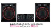 LG XBoom 2.0Ch DVD Mini HiFi CL65D