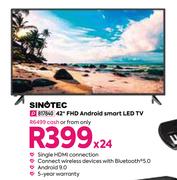 Sinotec 42" FHD Android Smart LED TV