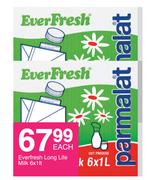 Everfresh Long Life Milk-6 x 1Ltr