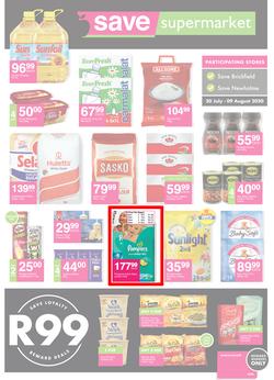 Save Supermarket Brickfield & Newholme (30 July - 9 August 2020), page 1