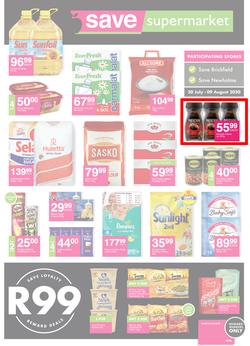 Save Supermarket Brickfield & Newholme (30 July - 9 August 2020), page 1