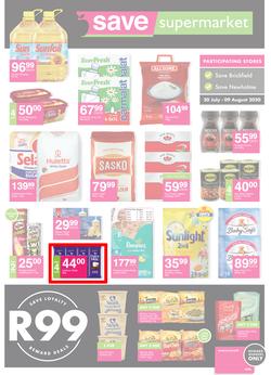 Save Supermarket Brickfield & Newholme (30 July - 9 August 2020), page 1