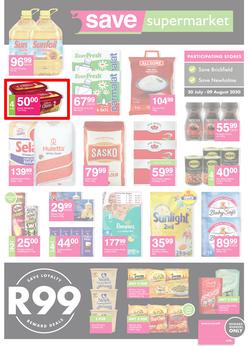 Save Supermarket Brickfield & Newholme (30 July - 9 August 2020), page 1