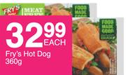 Fry's Hot Dog-360g Each