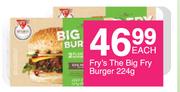 Fry's The Big Fry Burger-224g Each
