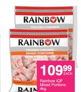 Rainbow IQF Mixed Portions-4Kg Each