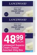 Lancewood Superior Cream Cheese Assorted-250g Each