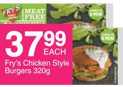 Fry's Chicken Style Burgers-320g Each
