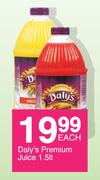 Daly's Premium Juice-1.5Ltr Each