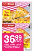 Pizza News Assorted Pizzas-25cm Each