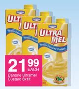 Danone Ultramel Custard-6 x 1Ltr Each