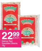 Nalma Red Speckled Beans-1Kg Each