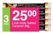 Lindt Hello Salted Caramel-3 x 39g