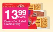 Bakers Red Label Creams-200g Each