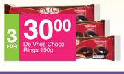 De Vries Choco Rings-3 x 150g