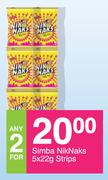 Simba Nik Naks Strips-2 x 5x22g