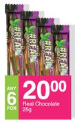Real Chocolate-6 x 25g
