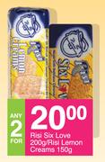 Risi Six Love-200g/Risi Lemon Creams 150g-For 2