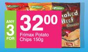 Frimax Potato Chips-3 x 150g