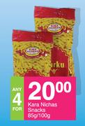 Kara Nichas Snacks-4 x 85g/100g