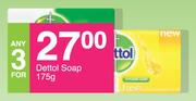Dettol Soap-For Any 3 x 175g