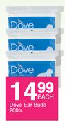 Dove Ear Buds-200's Pack Each