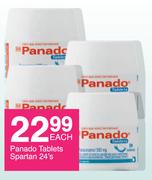 Panado Tablets Spartan-24's Each