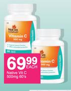 Nativa Vitamin C 500mg-60's Each