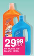 Mr. Muscle Tile Cleane-750ml Each