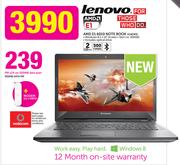 Lenovo AMD E1 6010 Notebook G4045-On 500MB Data Plan