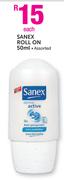 Sanex Roll On Assorted-50ml Each