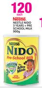 Nestle Nido 3 Years + Pre School Milk-900g Each