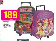 Princess Or Cars Trolley Backpacks-Each