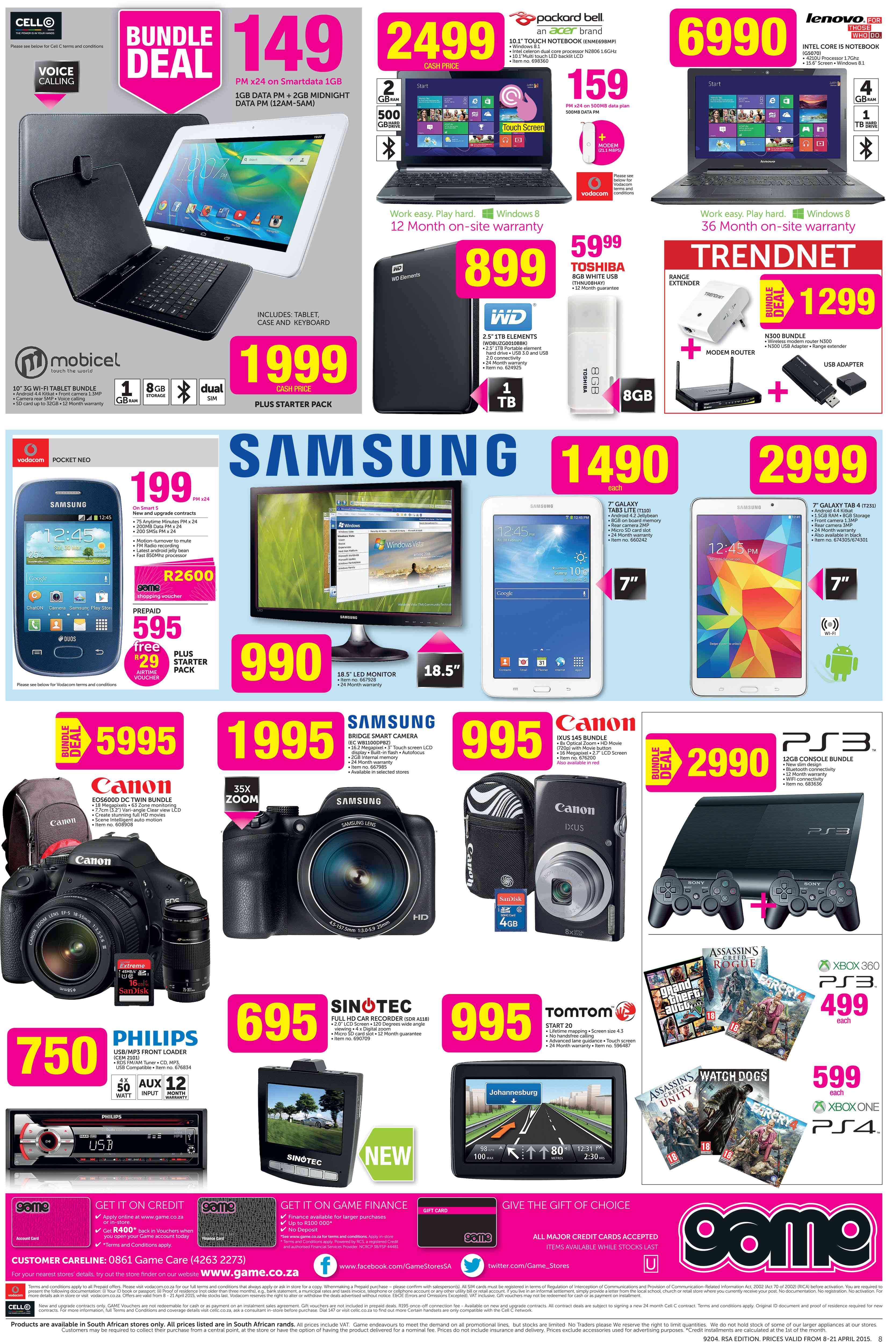 Special Mobicel 10" 3G WiFi Tablet Bundle — www.guzzle.co.za